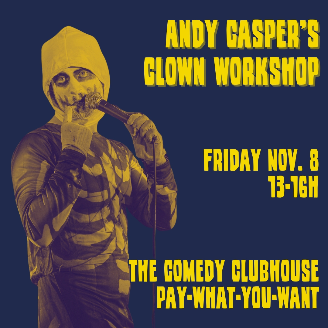 Andy Casper's Clown Workshop poster